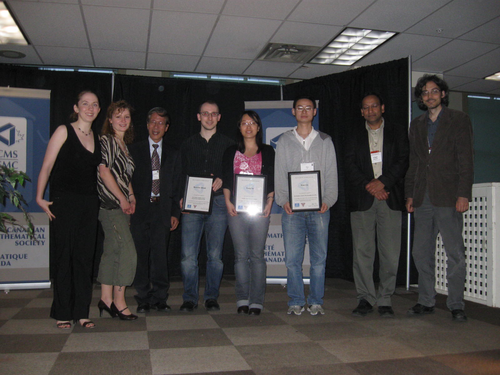Winners of the poster session