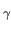 $\scriptstyle \gamma$