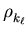 $\displaystyle \rho_{k_\ell}^{}$